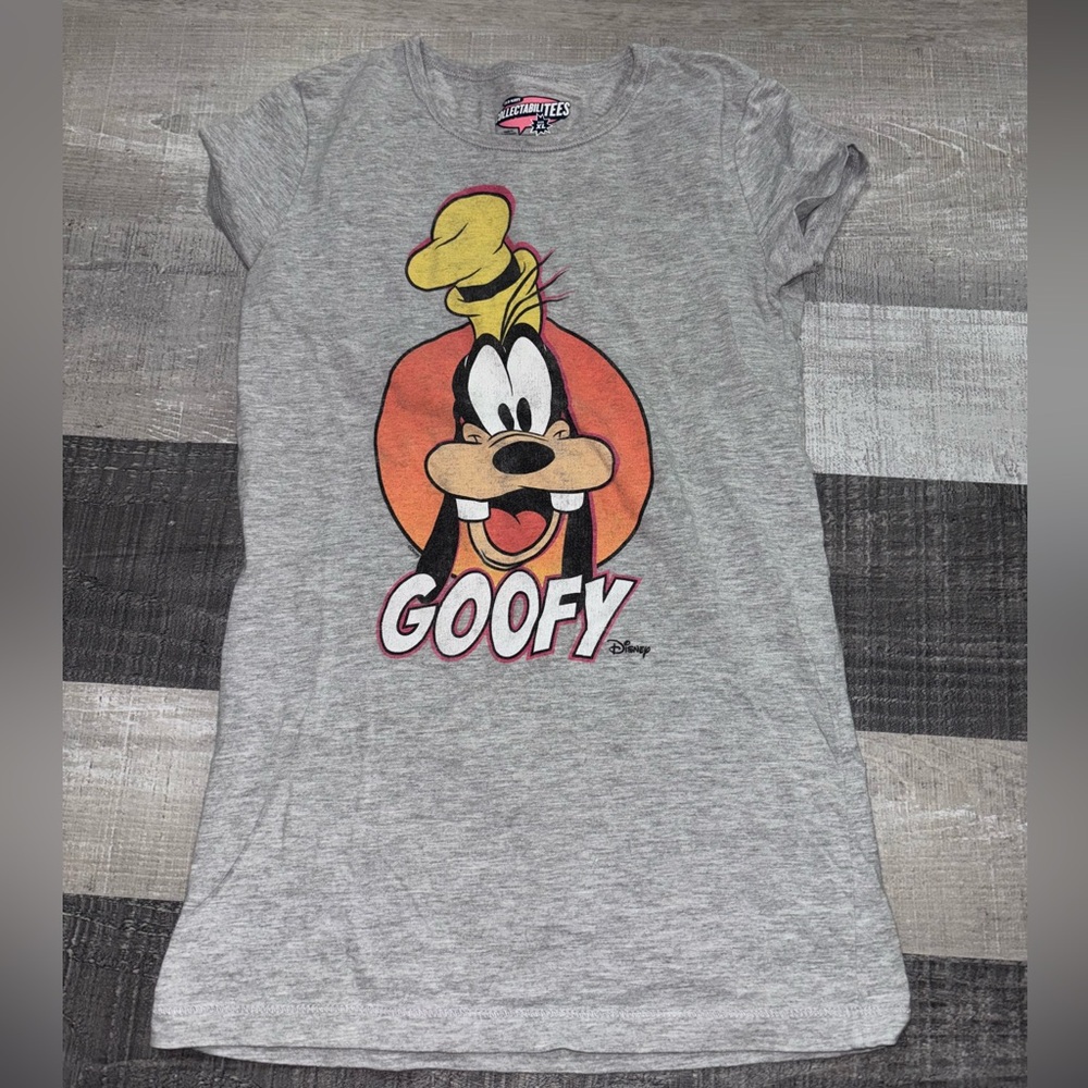 ☕️Disney Goofy Gray Kids T-Shirt